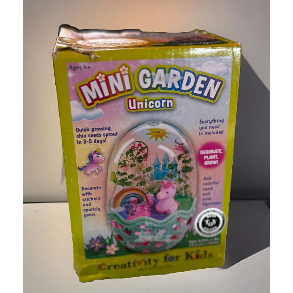Creativity for Kids Mini Garden Magical Unicorn Grow Kit for Kids NIB